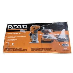 Ridgid Corded Fixed Base Trim Router with Corded 4¼ Sander, R24011
